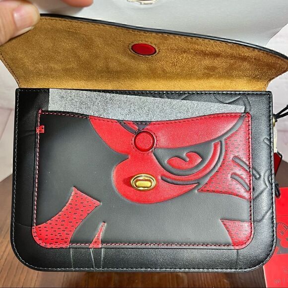 COACH Disney Mickey Mouse X Keith Haring Madison Shoulder Bag 19 Collectors edit - Picture 10 of 15